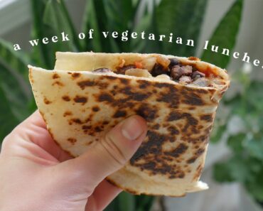 a week of VEGETARIAN meals *7 easy lunch ideas* a week of VEGETARIAN meals *7 easy lunch ideas*