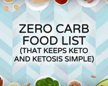 Zero Carb Food List that Keeps Keto and Ketosis Simple