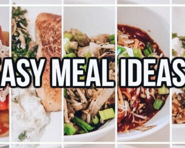 EASY 1 PERSON MEAL IDEAS! EASY 1 PERSON MEAL IDEAS!