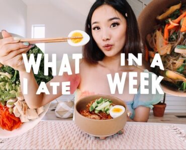 What I Ate In A Week (Healthy Asian Recipes)