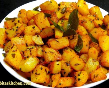 Aloo Fry Recipe-Simple Potato Fry for Lunch box-Easy and Quick Aloo Fry Recipe-Simple Potato Fry for Lunch box-Easy and Quick