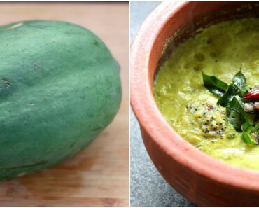 Raw Pappaya Curry – Green Pappaya Curry Recipe