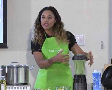 Green Breakfast Smoothie from Ayesha Curry- Kaiser Permanente