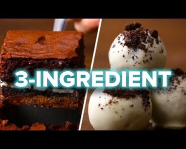 9 Easy 3-Ingredient Desserts