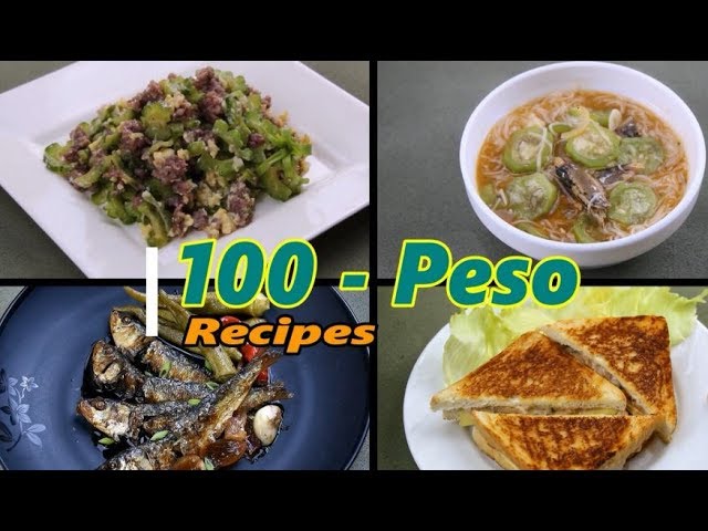 100 PESO RECIPES