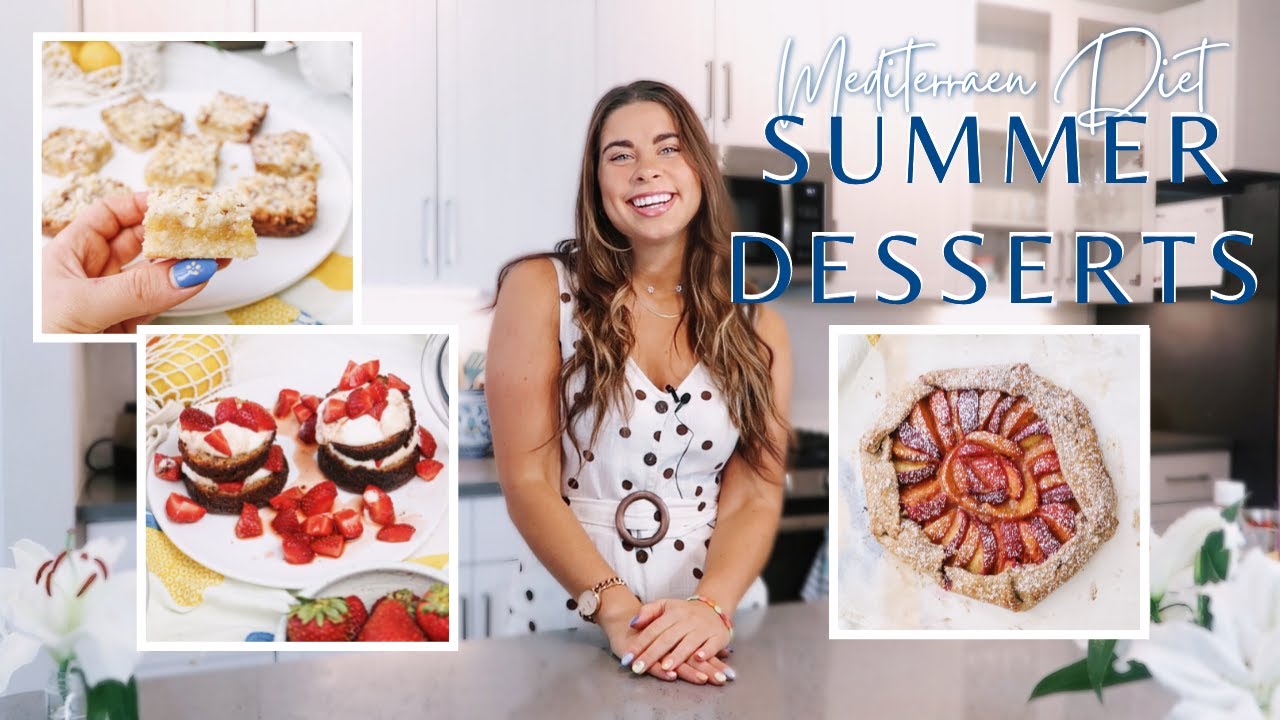 Healthy Mediterranean Diet Summer Desserts| Quick and Easy Recipes| Lemon