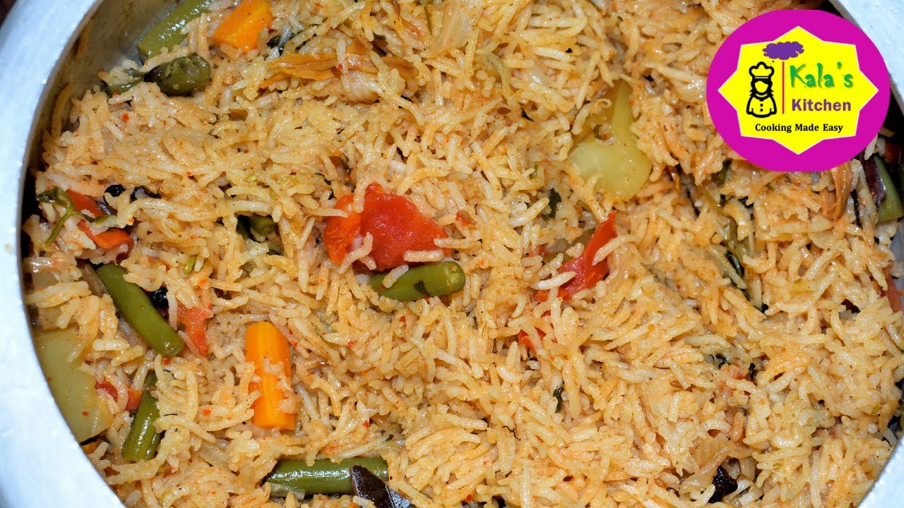 Veg biryani recipe / Veg Biryani in Tamil