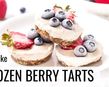 NO-BAKE FROZEN BERRY TARTS