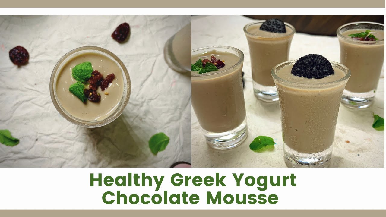 Healthy Greek Yogurt Chocolate Mousse Healthy Greek Yogurt Chocolate Mousse