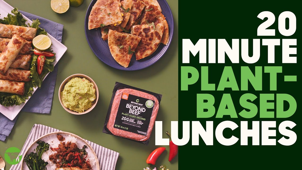 Easy 20 Minute Plant-based Lunch Recipes with Beyond Meat