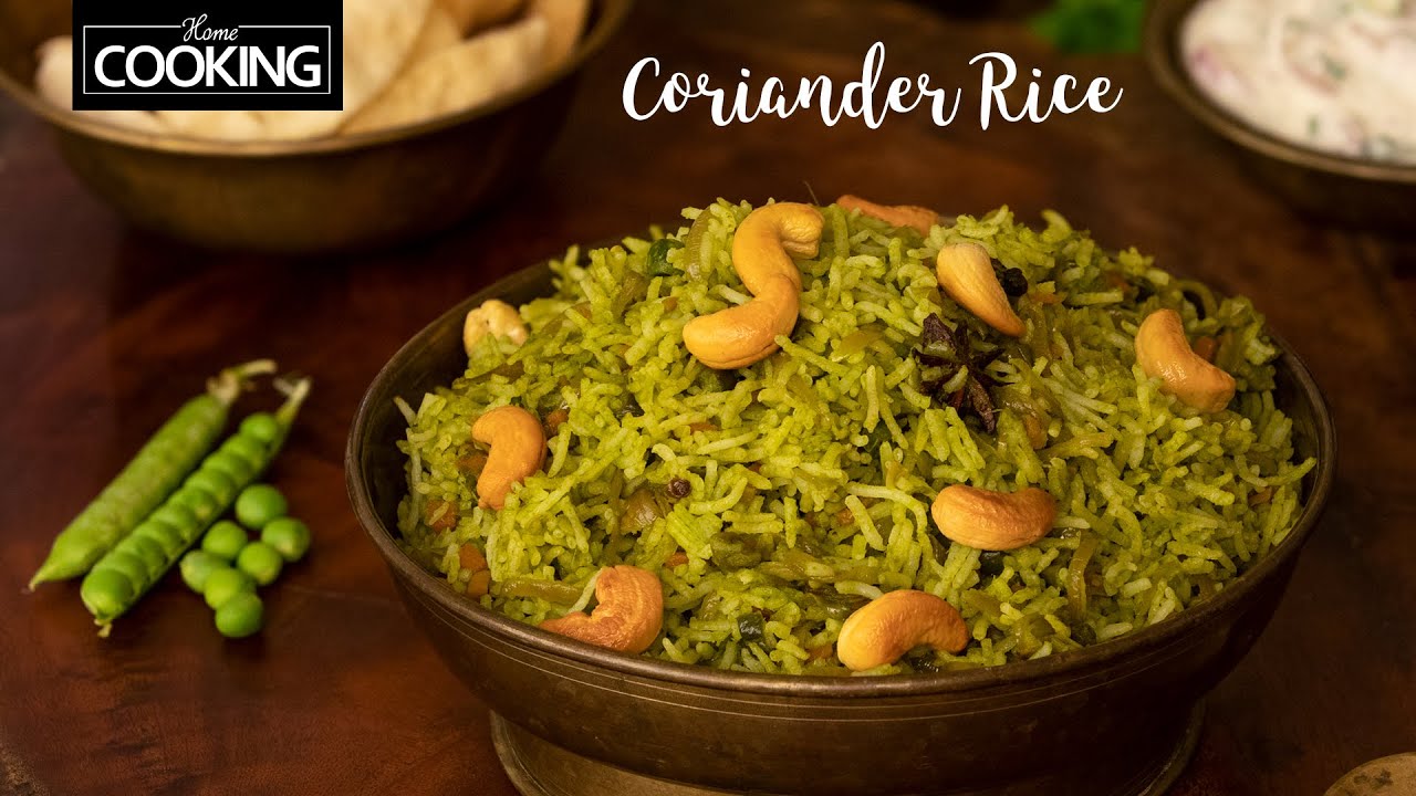 Coriander Rice | Easy Lunch Recipe