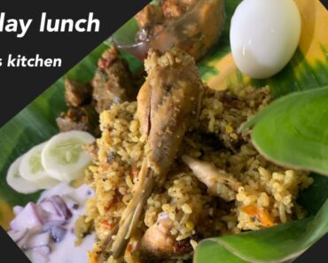 Chicken biryani/goat lever fry/ Sunday lunch recipes/tamil with English subtitles/princy’s Chicken biryani/goat lever fry/ Sunday lunch recipes/tamil with English subtitles/princy’s