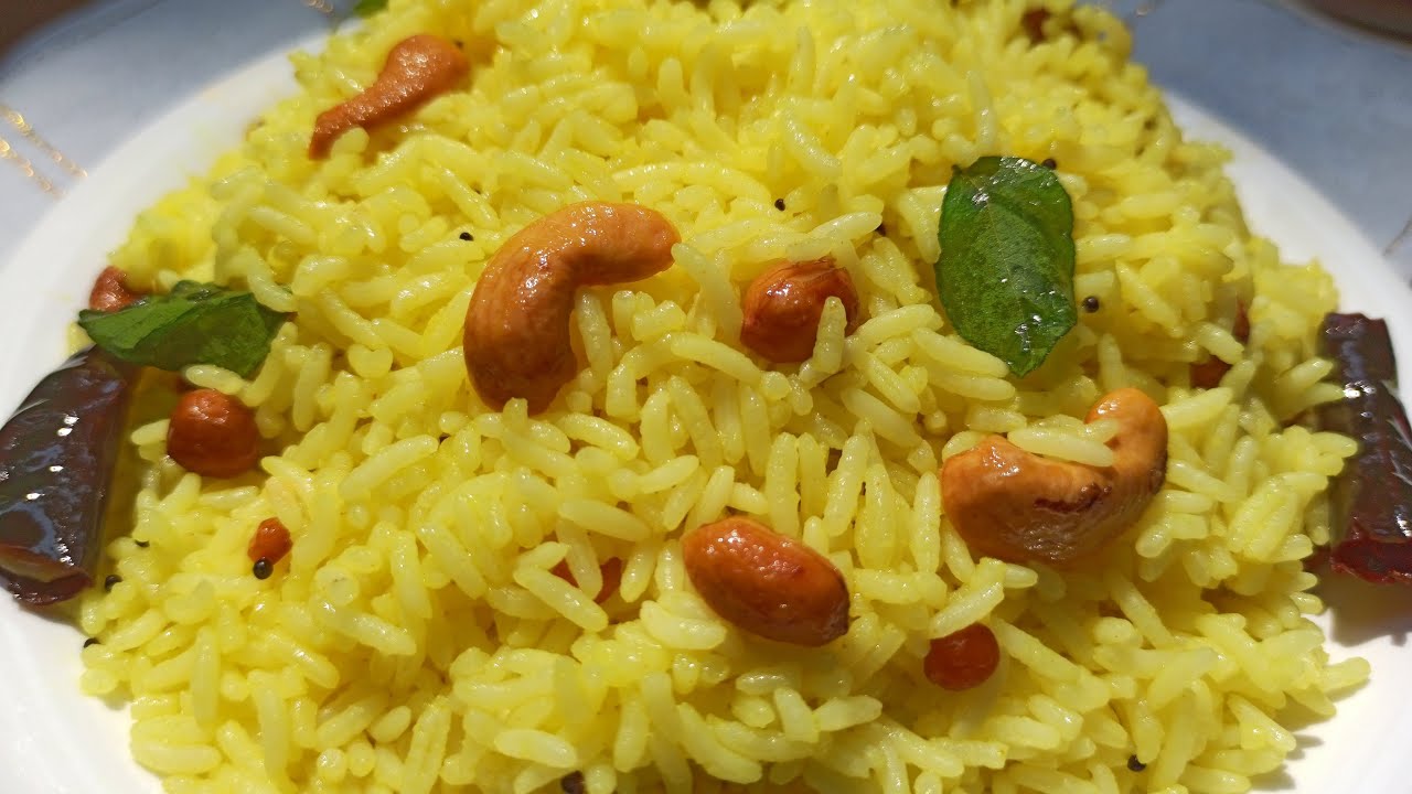 Lemon rice | Variety rice recipes