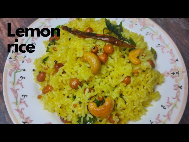 Lemon rice recipe
