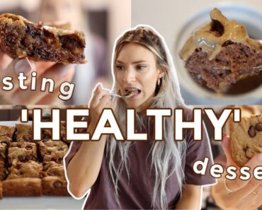 Taste Testing ‘Healthy’ Desserts | VIRAL TikTok Recipes