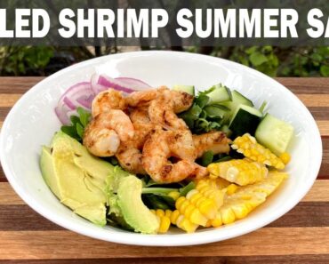 GRILLED SHRIMP SUMMER SALAD