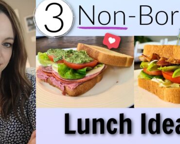 QUICK LUNCH IDEAS | NON-BORING SANDWICHES QUICK LUNCH IDEAS | NON-BORING SANDWICHES