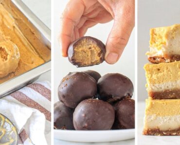 3 NO-BAKE VEGAN HEALTHY PUMPKIN DESSERTS