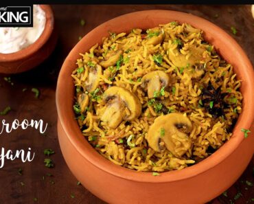 Mushroom Biryani | Mushroom Pulao | Kalan Biryani