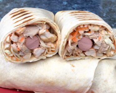 How To Make Homemade Chicken Shawarma Wrap/ Easy Chicken Wrap