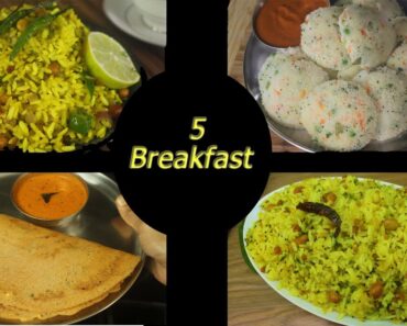 Monday to friday breakfast recipes | Breakfast recipe
