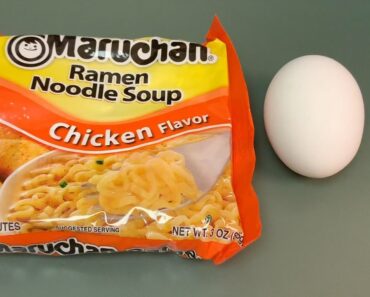 $1 dinner- delicious ramen noodles recipe with egg \ cheap