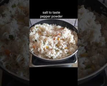 Quick&easy Lunch Box recipe//dinner recipe//corn fried rice#youtube #shorts