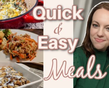 3 EASY DINNER IDEAS | SIMPLE DINNER RECIPES 3 EASY DINNER IDEAS | SIMPLE DINNER RECIPES