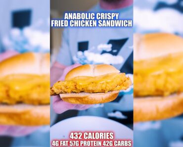 ANABOLIC CRISPY FRIED CHICKEN SANDWICH! #Shorts