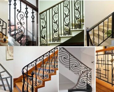 Metal stair railing design ideas