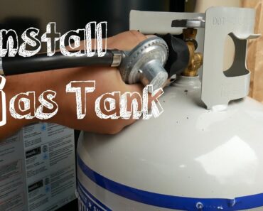 How To Install Propane Tank Gas Grill Easy Simple