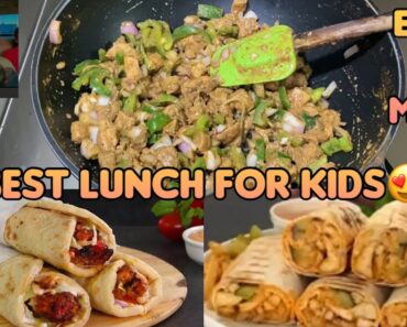 Best School lunch idea for kids // Burger // shwarma