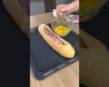 Just put everything inside the bread and take it to