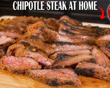 HOW TO MAKE PERFECT CHIPOTLE STEAK AT HOME