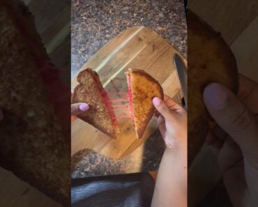 Valentine’s Day Lunch Ideas- Kardashian Inspired PINK Grilled Cheese