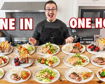 Cheap And Healthy Meals For The Week, Done In 1